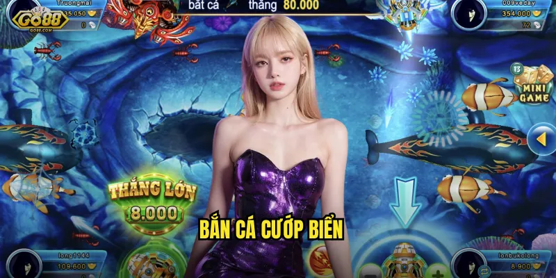 Bắn cá cướp biển go88 sh - Săn kho báu đại dương, đổi thưởng liền tay 1 bắn cá cướp biển