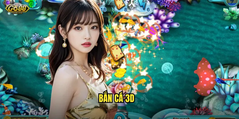 Bắn cá 3D go88 sh - Đồ họa siêu đẹp, trải nghiệm như thật 1 bắn cá 3D